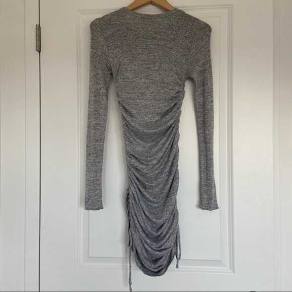 Wilfred Free Aritzia Savita grey long sleeve dress XS - Picture 10 of 10